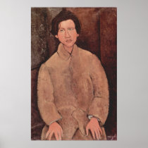 Amadeo Modigliani  Porträt des Chaiim Soutine 1916 Print