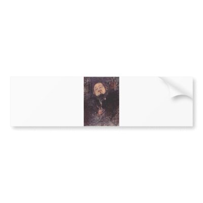 Amadeo Modigliani - Porträt des Diego Rivera 1914 Bumper Sticker by inquester