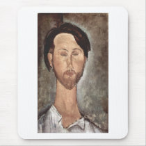 Amadeo Modigliani - Porträt Léopold Zborowski 1918 Mousepad