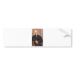 Amadeo Modigliani - Sitzender Mann 1918 oil Bumper Stickers