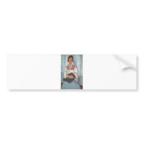 Amadeo Modigliani - Zigeunerfrau mit Kind 1919 Bumper Sticker