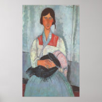 Amadeo Modigliani - Zigeunerfrau mit Kind 1919 Posters