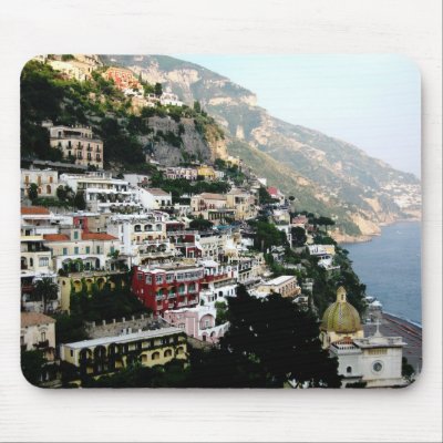 amalfi coast mouse pad by rebeccaplotnick