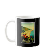 Amalfi Italy Italia VintageTravel Advertisement Mugs