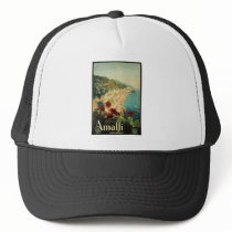 Amalfi, Italy vintage poster Mesh Hat