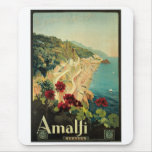 Amalfi, Italy vintage poster Mousepads