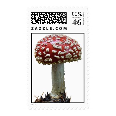 Amanita Mushroom Stamp by earth_sea