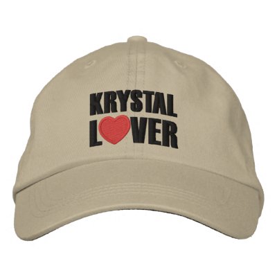 Amante de Krystal Gorra Bordada Amante de Krystal Gorra Bordada