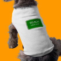 Amante de la playa ropa para mascotas