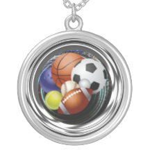 Amante de los deportes colgante personalizado