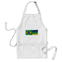 Amapá & Brazil Waving Flags aprons