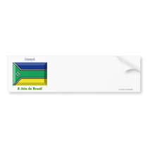 Amapá Flag Gem bumper stickers by Vexillophile Amapá Flag Gem bumper stickers