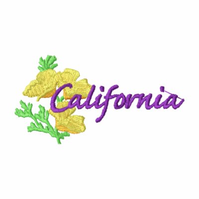 Amapola de California Sudadera Bordada Amapola de California Sudadera Bordada