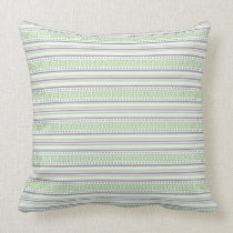 Amara Fret Stripe pistachio Throw Cushion pillows