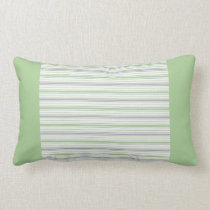 Amara Fret Stripe pistachio Throw Pillow pillows