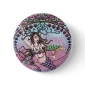 Amara - Mermaid and Turtle Button by nikkiburnette Amara - Mermaid and Turtle Button