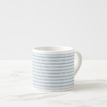 Amara Stripe Cornflower Espresso Mug mugs