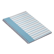 Amara Stripe Cornflower Notebook notebooks