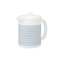 Amara Stripe Cornflower Teapot Small teapots