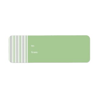 Amara Stripe pistachio Gift Sticker Label label