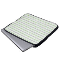 Amara Stripe pistachio Laptop Case laptop sleeves