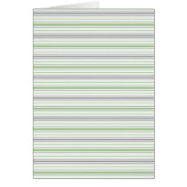 Amara Stripe pistachio Note Card cards