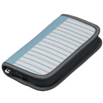 Amara Stripes Cornflower Mini Folio Organizer planners