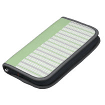 Amara Stripes pistachio Folio Organizer planners