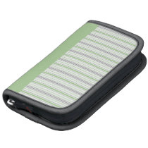 Amara Stripes pistachio Mini Folio Organizer planners
