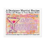 Amaretto Mango Martini Recipe Postcard