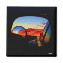 Amarillo in My Rearview magnets by SperWest Amarillo in My Rearview magnets