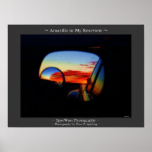 Amarillo In My Rearview Poster