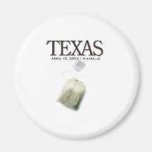 Amarillo Texas Tea Party Refrigerator Magnets