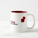 Amari's logo mug (red) by shanikwagilstrap Amari's logo mug (red)