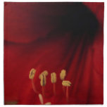 Amaryllis Close-Up Printed Napkins