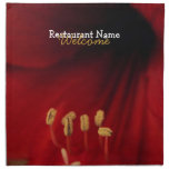Amaryllis Close-Up; Promotional Cloth Napkins