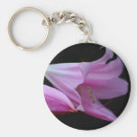 Amaryllis flower and its meaning keychain
