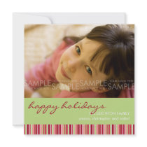 Amaryllis Stripes :: Christmas Photo Card / Invite invitations by CSKidsOccasions Amaryllis Stripes :: Christmas Photo Card / Invite invitations