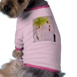 Amaryllis White Flower Close Up Dog T Shirt
