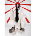 Amaterasu Japanese Sun goddess art by Cyril Helnwein