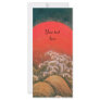 AMATERASU , SUN GODDESS ,red black brown Personalized Rack Card