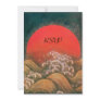 AMATERASU ,SUN GODDESS RSVP red brown black Invite