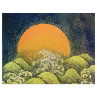 AMATERASU , SUN GODDESS , yellow green black Personalized Letterhead by bulgan_lumini