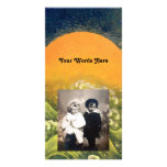 AMATERASU , SUN GODDESS ,yellow green black Customized Photo Card