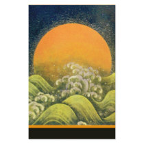 AMATERASU , SUN GODDESS , yellow green black Customized Stationery