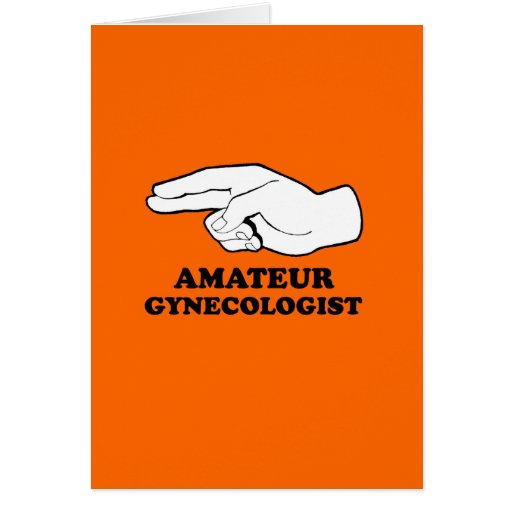 Amateur Gyno Cards Zazzle photo image