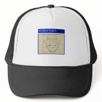 Amateur Leprechaun Sketch Trucker Hats