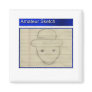 Amateur Leprechaun Sketch Refrigerator Magnet