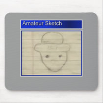 Amateur Leprechaun Sketch mousepads