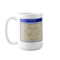 Amateur Leprechaun Sketch mugs
